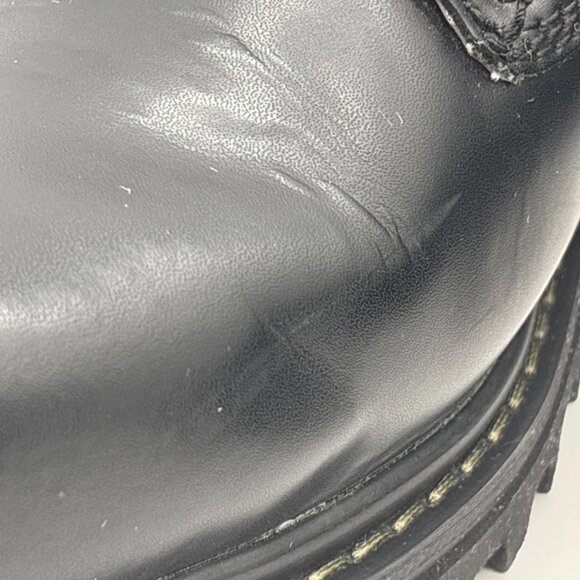 Skechers Alley Cat Leather Oxford Comfort Shoes Mens Size 10.5 US Black SN7111EW - Picture 7 of 15